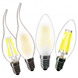 E14 светодиодные лампочки филаментные