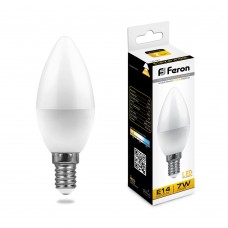 Лампа светодиодная Feron LB-97 C37 E14 7W 2700К 25475