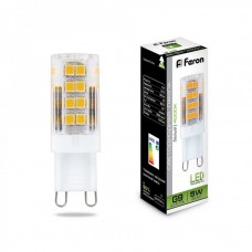 Лампа светодиодная Feron LB-432 G9 5W 4000К 25770