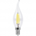 Лампа светодиодная филамен Feron LB-67 Свеча на ветру E14 7W 4000K 25781