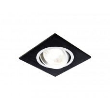 Встраиваемый точечный светильник поворотный Ambrella A601 MR16 GU5.3 сатин/черный