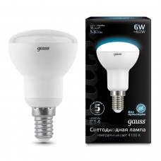 Лампа светодиодная Gauss R50 E14 6W 4100K 106001206