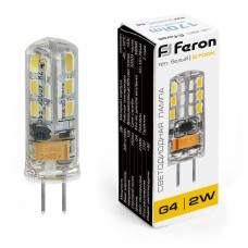 Лампа светодиодная Feron LB-420 G4 2W 12V 2700К 25858