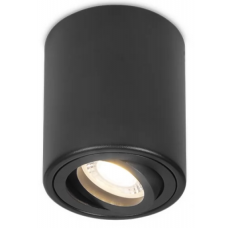 Накладной поворотный точечный светильник TN226 BK черный GU5.3 D80*100